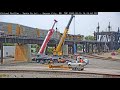 Time Lapse of Derailed Train Removal in Santa Fe Junction