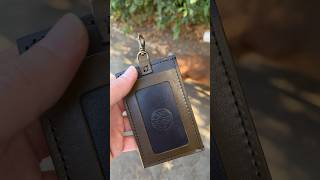 Making an ID/Badge holder from Buffalo Calf