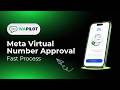 How to Approve Meta Virtual Number for WhatsApp Business API | WAPilot Tutorial