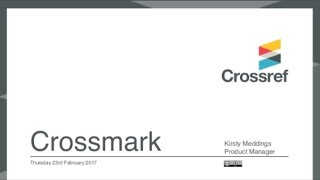 Crossmark Update Webinar