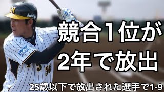 25歳以下で他球団に放出された選手で1-9