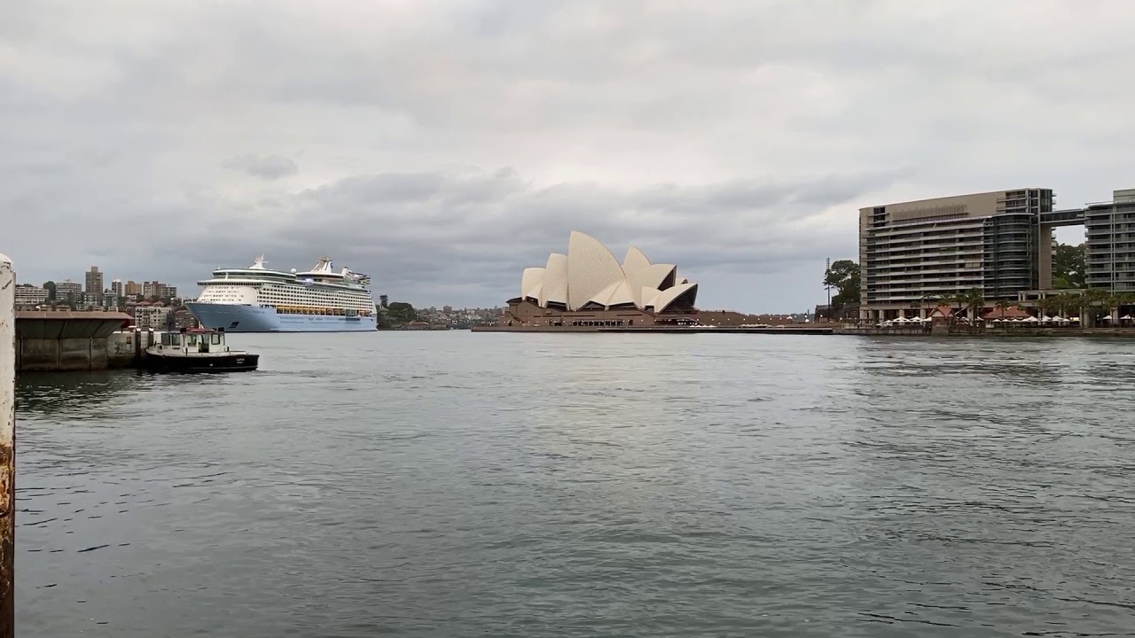 Voyager Of The Seas Arrives In Sydney - YouTube