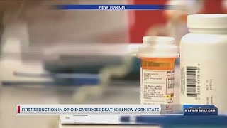 New York state opioid overdose deaths drop for the first time in 10 years