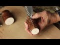 how to peel cassava yuca