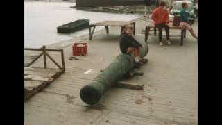 1967, Scillonian (II), Raised Cannon, Garrison Walk, St Mary's. (8mm, cinefilm)