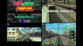 電車でGO FINAL PS2 山手線 內回り 普通 大崎 - 大崎 전차로GO 파이널