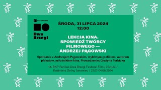 Lekcja kina. Spowiedź twórcy filmowego — Andrzej Pągowski