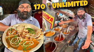 170 ₹ Unlimited Buffet 😳😳 आओ मुझे लूट लो सारे 😱😱 ॥ Delhi Street Food