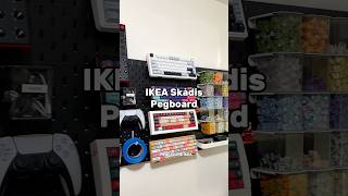 Ikea Skadis Pegboard..#tech #setup #desksetup #ikea #pegboard #gadget