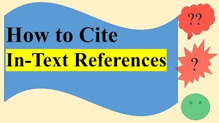 How to cite Intext references