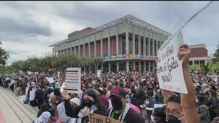 UC Berkeley students walk out to support Palestinians but fear repercussions