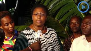 Malindi MP Aisha Jumwa welcomes to her camp ODM candidate who defected from the orange party