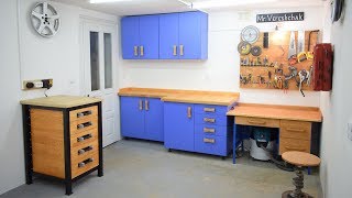 Garage Cabinets for Shop Organization