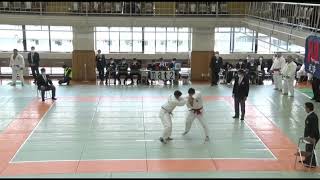 2022 全日本強化選手選考会【男子100kg級 準決勝②】熊坂（国士舘大4年）対 グリーン カラニ海斗（日体大3年）