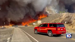 Latest California fire growing quickly, leading to thousands of evacuations