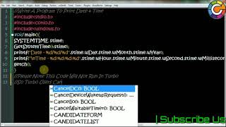 C Program To Print Date & Time | CodiiZone