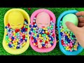 asmr most popular candys some lots of colorful rainbow lollipop candy unpacking chocolate eat