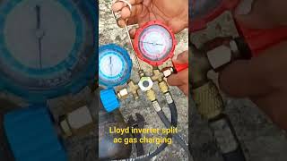 Lloyd inverter split ac gas charging