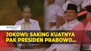 [FULL] Pidato Jokowi di HUT ke-17 Gerindra: Tak Ada yang Berani Kritik Presiden Prabowo