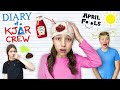 FUNNY April Fools Day PRANK WAR Jokes! DIARY of a KJAR Crew!