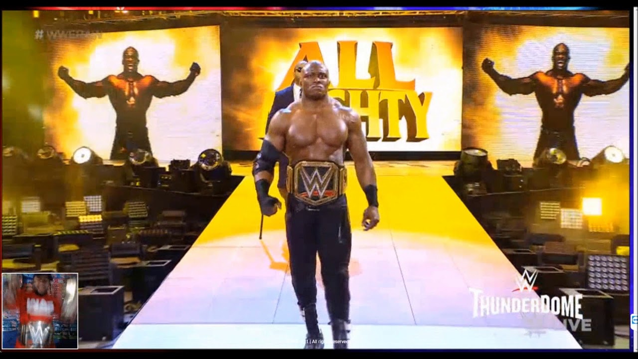 Bobby Lashley 1st Entrance As WWE Champion: Raw Thunderdome Broadcast ...