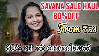 80% Off Savana sale haul starting from ₹53|Bags,hair accessories, jewellery haul|Non-sponsored