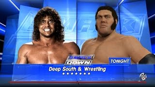 PC世界摔角娛樂WWE 2K16 - 199 - 布萊恩·菲爾曼【 Brian Pillman】 Vs. 巨人安德烈[屈辱擊倒]【深南部和摔跤冠軍】[任意賽][21/9/'16]