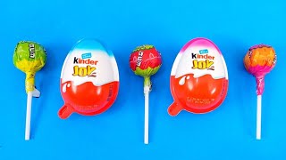 Satisfying Video | How to Make Rainbow Lollipop Fruits AND Paint TO Princess W Slime Cutting ASMR