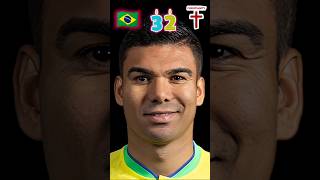 Casemiro Before and Now #casemiro #player #football #brazil #stiifgm