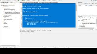 Solving producer consumer problem using blocking queue