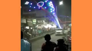 Amazing lazer show of lord rama