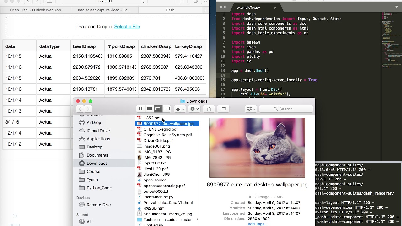 Upload File To Python Dashboard Youtube