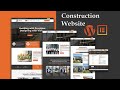 How to Create a Construction Website Using WordPress, Elementor & Kadence Theme