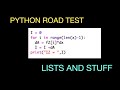 Python stuff about lists you need for physics