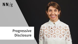 Progressive Disclosure