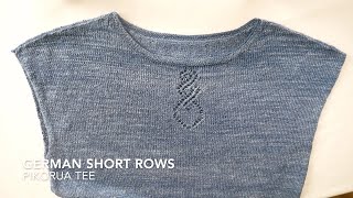 German Short Row Shaping