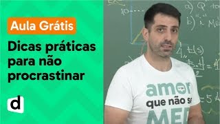 AO VIVO | DICAS PARA NÃO PROCRASTINAR E ESTUDAR PARA O ENEM | DESCOMPLICA