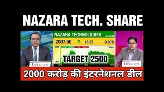 nazara technologies share/nazara technologies share latest news/nazara technologies share target