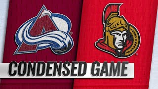 01/16/19 Condensed Game: Avalanche @ Senators