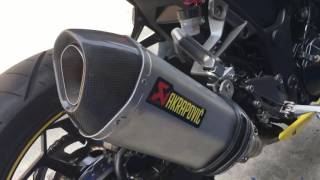 101bike  z300 slip on Akrapovic titanium