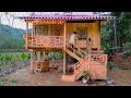 Full Video:Country boy creates mechanical system of bamboo roller blinds, happy smile Single Old Man