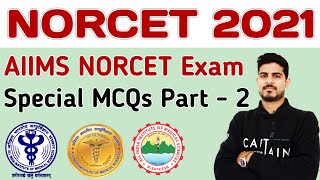 AIIMS NORCET Exam MCQs Session Part - 2