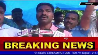 Peoples protest against Kavaradi - Gulvadi Road Problem