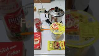 Menu makan \u0026 minuman instan ala anak kosan #sheeranshorts #instant #food #drink #surabaya #indonesia