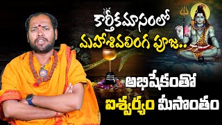 కార్తీకమాసంలో శివుడికి పూజ చేసే విధానం | Karthika masam pooja vidhanam 2024 | 4K | Disha Gayathri