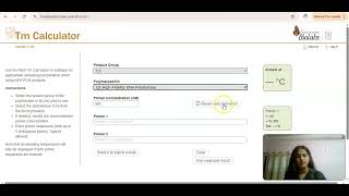 Primer designing NEB Tm Calculator Tutorial PCR setup Step by Step Primer Tm Calculation Tutorial