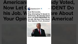 Trump Supporters Send Strong Message To Democrats After Election Debate
