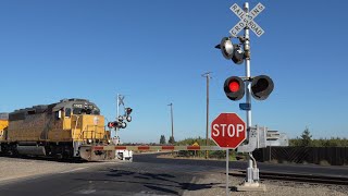 UP 1522 LRS51 Local East | Murphy Rd. Railroad Crossing, Ripon/Escalon CA