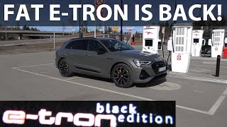Audi e-tron 55 Black Edition range test