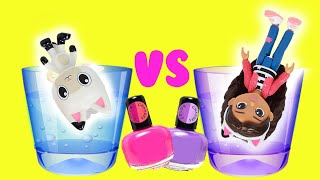 Gabby's Dollhouse DIY Color Changing Nail Polish Custom! Crafts for Kids with Pa